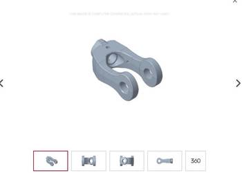 Strzemię 84281306 CASE MAGNUM NEW HOLLAND T8