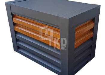 Osłona klimatyzatora pompy ciepła70x40x60 cm antracyt TKD181
