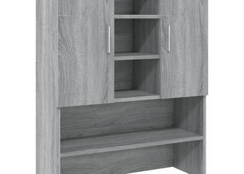 Szafka na pralkę szary dąb sonoma 705x255x90 cm WM-815946