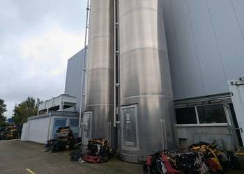 Silosy aluminiowe na KREDĘ , proszki, mąkę  2 x 80 m3