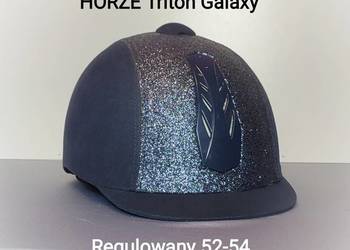 Kask jeździecki Horze Triton Galaxy - regulowany 52-54 granatowy
