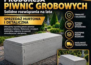 sprzedaż betonowych piwnic grobowych