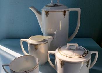 Zestaw porcelany Art Deco