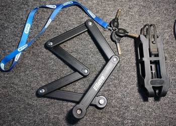 Zapięcie rowerowe metalowe z 3 kluczykami