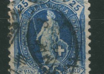 Zn. Szwajcaria Mi 67 kas 1889