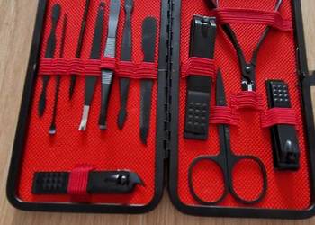 zestaw do manicure pedicure do paznokci 12el