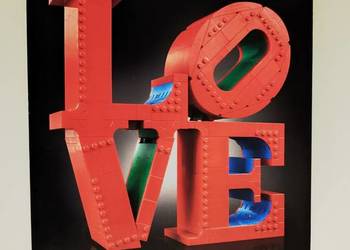 LEGO Art "LOVE" 31214 – Mozaika 791 elementów, Idealny prezent dla fana LEG
