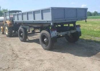 PRZYCZEPA WYWROTKA D-47 po remoncie nowe blachy