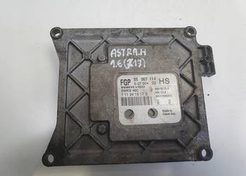 Opel Astra III H 1.6 16V STEROWNIK SILNIKA komputer 55567114 HS