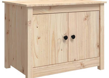 Stolik kawowy 71x49x55 cm lite drewno sosnowe WM-820926