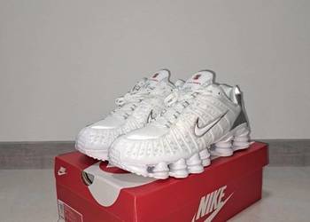 Buty Nike Shox TL White Metallic Silver r.47
