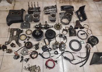 Rotax 377 silnik części rotax 380 wał cylinder wariator szar