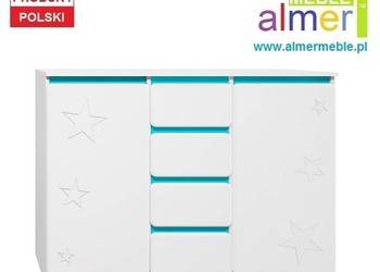 komoda młodzieżowa STARS MDF C4 140x40 w.104