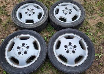 Felgi aluminiowe 5x112 z opony Mercedes A C E w124 w210 w202 w201 R15