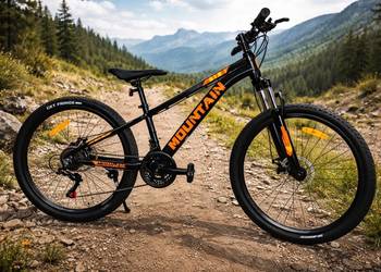 ROWER GÓRSKI MTB KOŁO 24 CALE RAMA 11" ALUMINIOWA SHIMANO LEKKI 120-145 cm