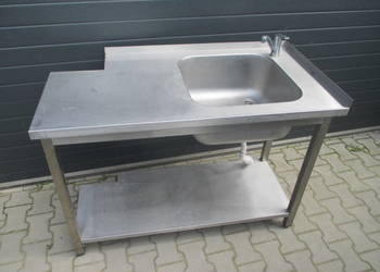 Zlew Gastronomiczny 1 Komorowy 125/65/85 Komora 50/50