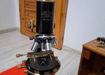 Mikroskop carl zeiss antyk.