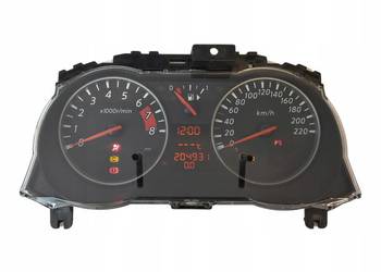 LICZNIK ZEGARY Nissan Note E11 1.4 16V Benzyna 204 931km europa