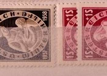AUSTRIA 1937  pomoc zimowa PEŁNA SERIA charytatywne