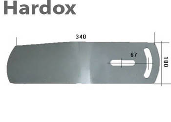 Listwa tylna odkładni HARDOX 74922/P części do pługa OVERUM