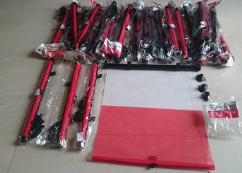 Roleta przeciwsłoneczna na szybę FLAGA POLSKA