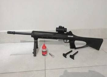 Wiatrówka TAC 4.5 Bipod + Kolimator + 2 Magazynkii