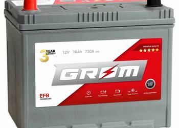Akumulator GROM EFB START&STOP 70Ah 730A Japan L+ DTR Akumulator GROM EFB START&STOP 70Ah 730A Japan L+ DTR