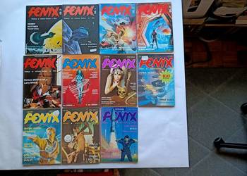 FENIX Fantasy SF – 11 pierwszych tomów od 1990 + FENIKS fanzin
