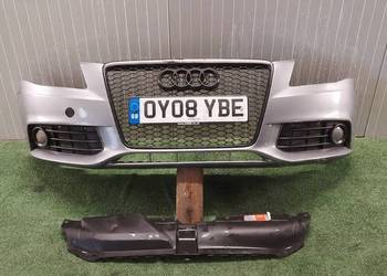 ZDERZAK PRZÓD KOMPLETNY AUDI A4 B8 LAK: LY7G