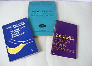 Elementy fizyki ciała stałego /  Zadania z optyki i fizyki