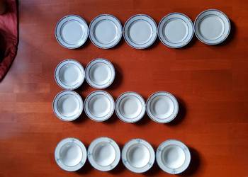 Zestaw 15 talerzy z porcelany ,,Burg Lindau "