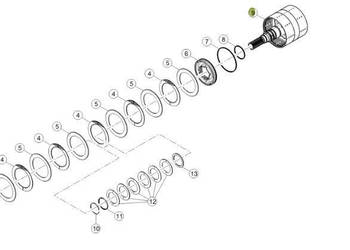 Claas Arion 630 - skrzynia biegów - dzwon 6005031649