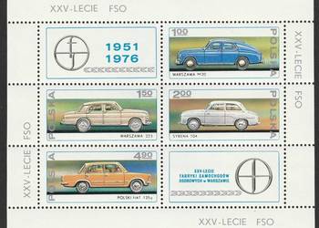 POLSKA - 25 LAT FSO - BLOK - 1976 - CZYSTE **