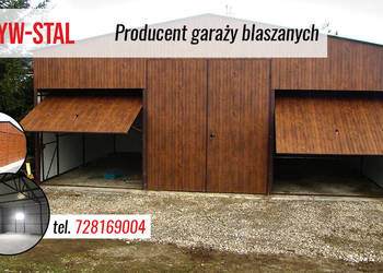Garaż 7x6m , Garaże Blaszane -Wiaty -Hale-Grzywstal