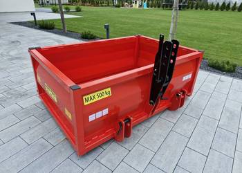 skrzynia transportowa na tył ciągnika tylny TUZ kiper mechaniczny