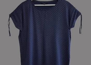 Damska elegancka bluzka granatowa krótki rękaw Greenpoint 40/L