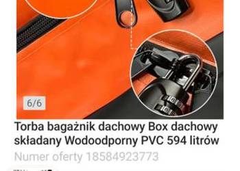 Wodoodporny box dachowy Fivklemnz