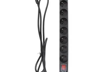 Listwa zasilająca rack 19 cali Getfort LGF-08-Z - 8-portowa