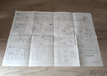Schemat ideowy odbiorników tranzystorowo - lampowych A-6561-2044 Unitra WZT
