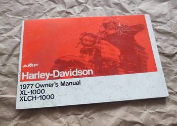 Harley 1977 XLCH-1000 XL-1000 owner Manual  99466-77