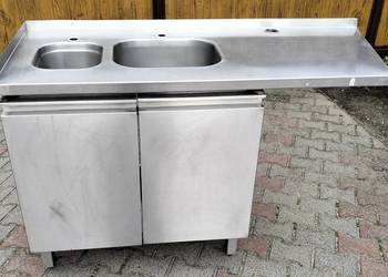 Zlew gastronomiczny 2-komorowy 150x64,5x90