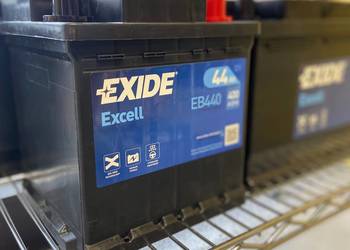 Akumulator 44Ah 400A kostka prawy plus Exide Excell