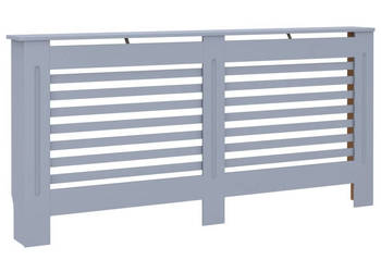 Osłona na kaloryfer antracytowa 172x19x815 cm MDF WM-288188