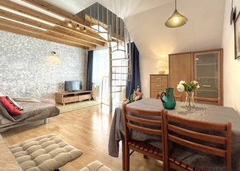Studio z antresolą 33m2 + 4m2 antresola