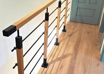 Balustrada Systemowa na Schody Wewnętrzne - Przekrój Kwadratowy - Kompletn…