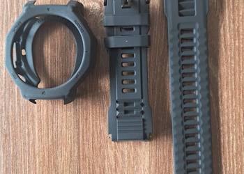 nowy silikonowy zestaw pasek+osłonka na smartwach Amazfit T-Rex3 pro 48 mm