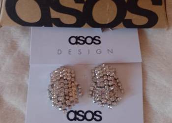 ASOS/ Bogato zdobione kolczyki wieczorowe z Londynu/NOWE
