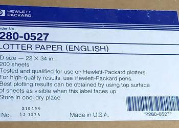Rolki papieru do plotera HP 928-0527, 928-0728, C6036A, 51642B, C3868A