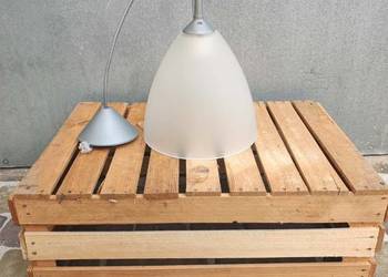 Lampa wisząca szklana alfa dawid | zwis sufitowy | klosz matowy