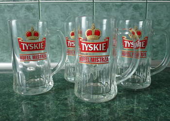 Kufle mistrza - TYSKIE - 4 sztuki. Odbiór osobisty